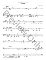 You'll Be In My Heart (Pop Version) piano sheet music cover